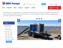 Tablet Screenshot of bbapumpsusa.com